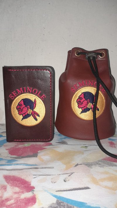 Leather pouches and leather bifolds