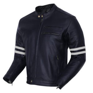 Wholesale motorbike leather jacket with Armor