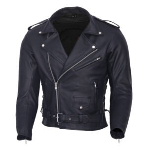 Wholesale motorbike leather jacket with Armor
