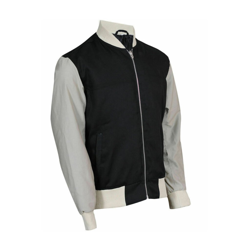 Bulk custom varsity jackets with embroidery and patches