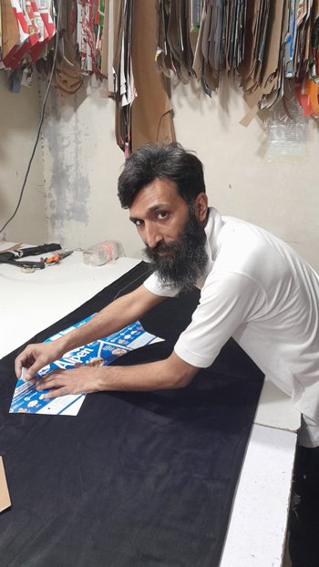 leather cutting expert at ukleid International